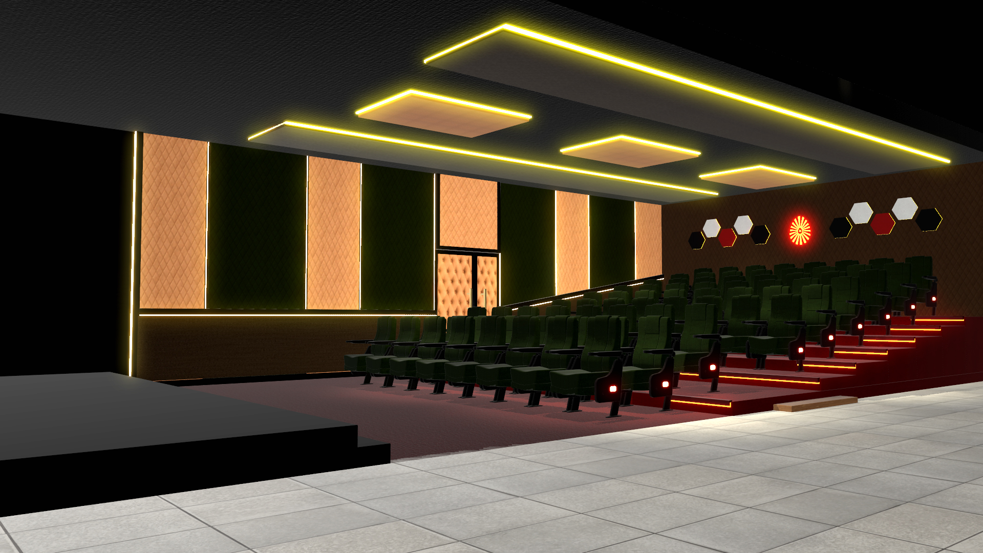 Wide theatre view